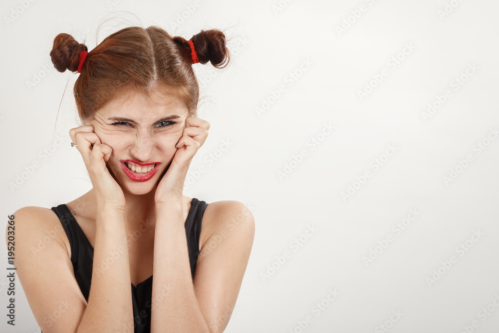 shocked young woman shocked young woman
