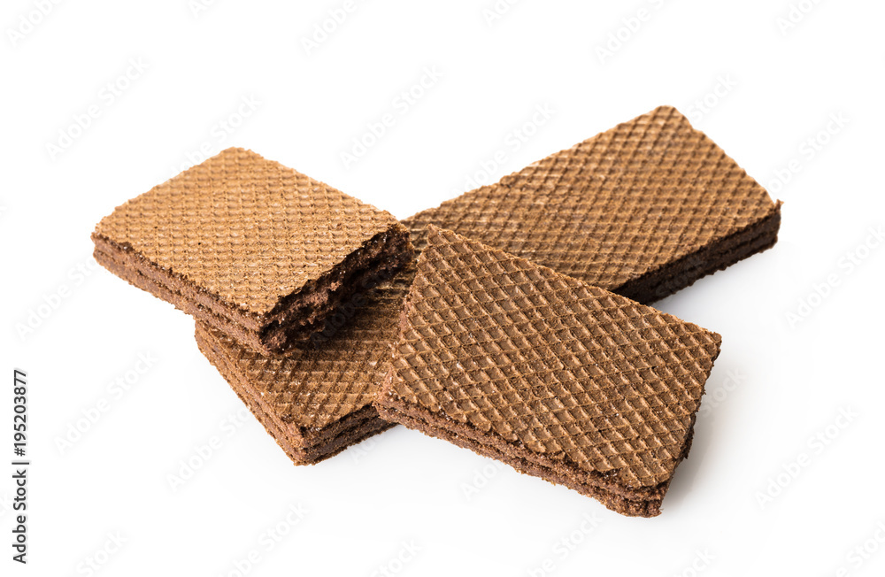 chocolate waffles close-up chocolate waffles close-up