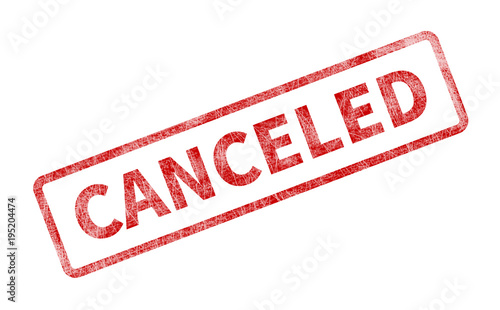 Canceled Stamp - Red Grunge Seal