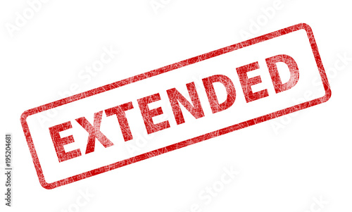 Extended Stamp - Red Grunge Seal