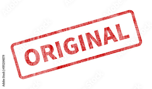 Original Stamp - Red Grunge Seal