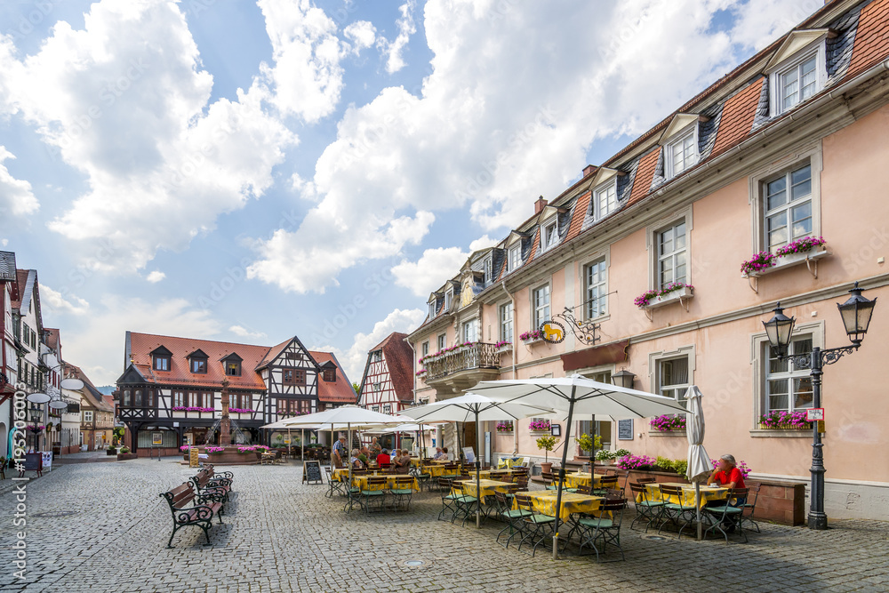 Obraz premium Michelstadt, rynek