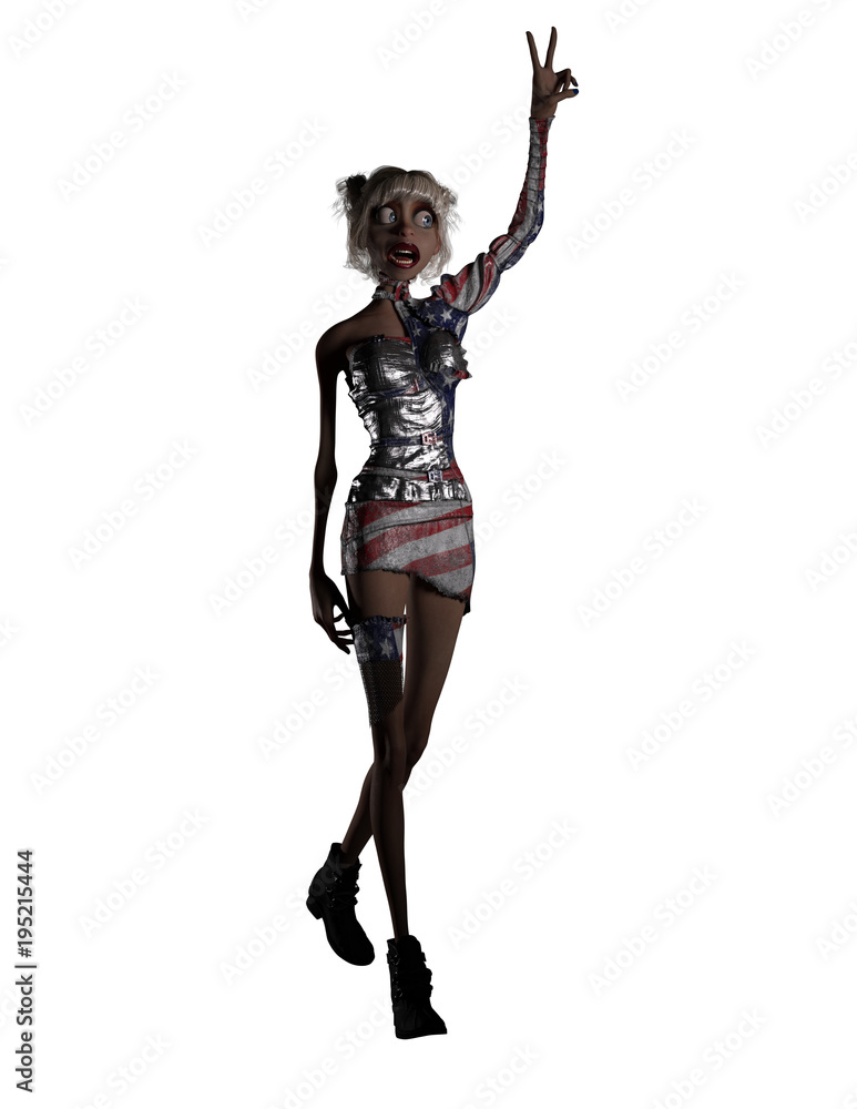 Political Cartoon Character Giving Peace Sign Political Cartoon Character Giving Peace Sign