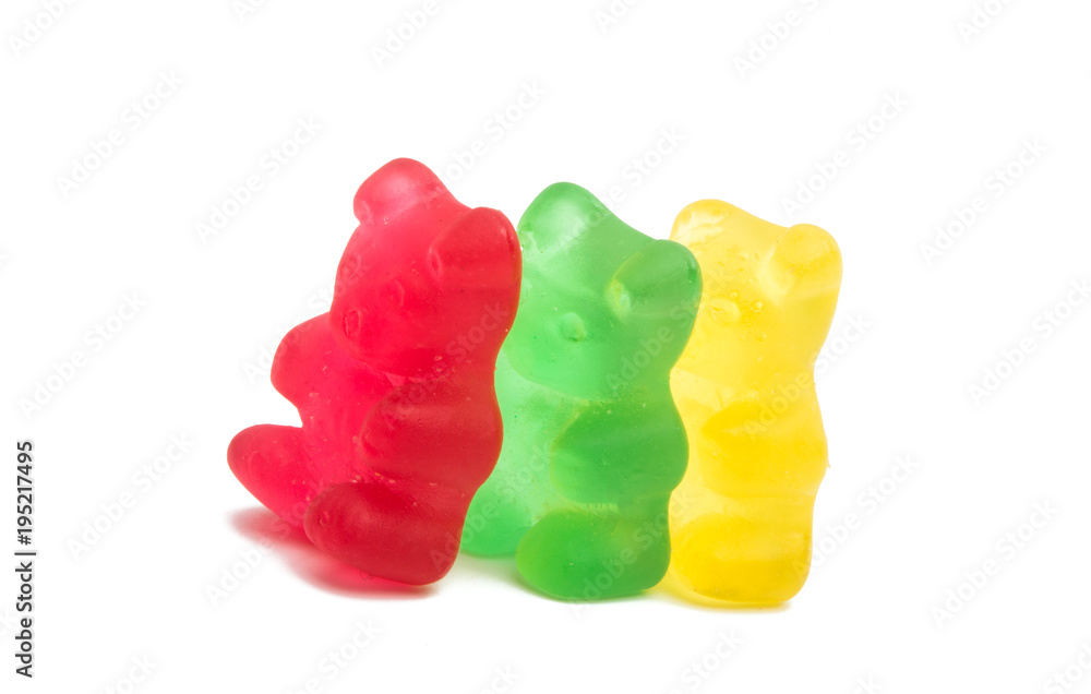 jelly bears isolated jelly bears isolated