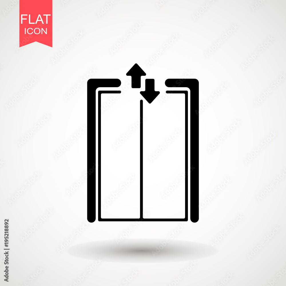 Elevator icon isolated on background. Lift icon vector. Modern flat pictogram, business, marketing, internet concept. Symbol for web site design or button to mobile app. Logo illustration Elevator icon isolated on background. Lift icon vector. Modern flat pictogram, business, marketing, internet concept. Symbol for web site design or button to mobile app. Logo illustration