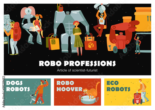 Robots Horizontal Banners 