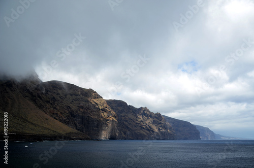 Cliffs from Punta de Teno viewpoint in Tenerife