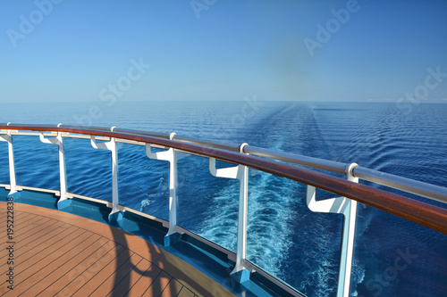 Cruise ship stern