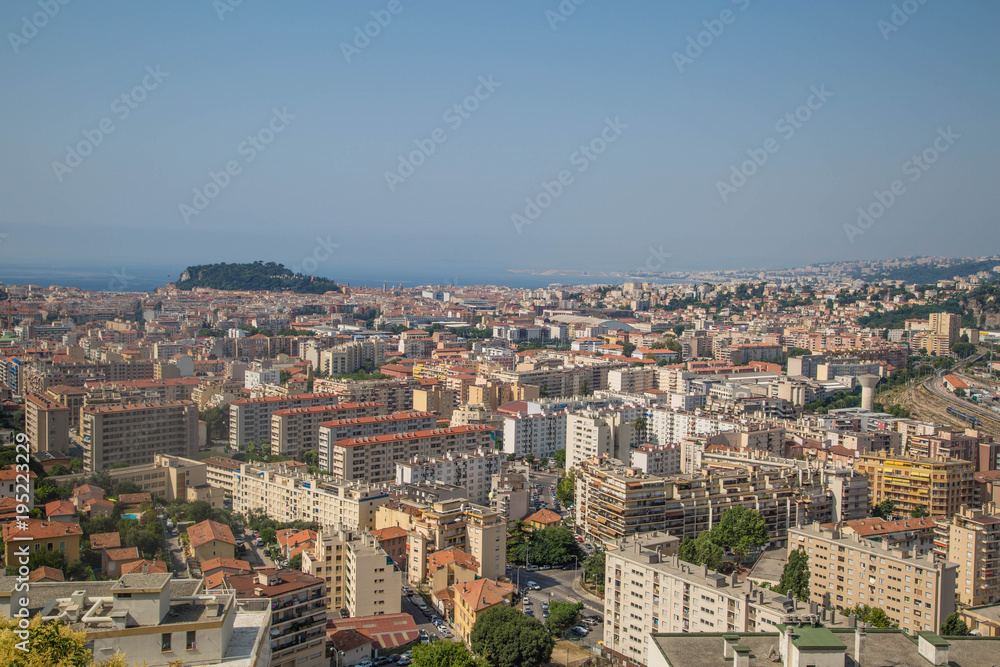 Panorama von Nizza, Frankreich