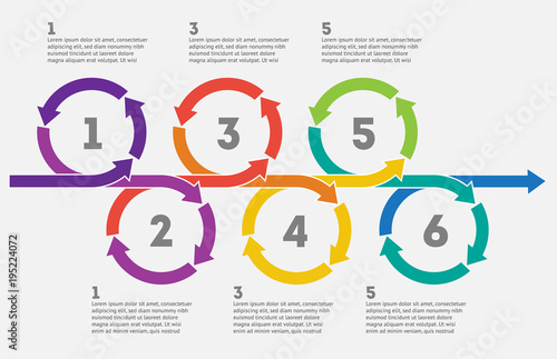Scheme of the results in business. Scheme of the results in business in a flat style. Diagram of the results in business. Vector illustration Eps10 file