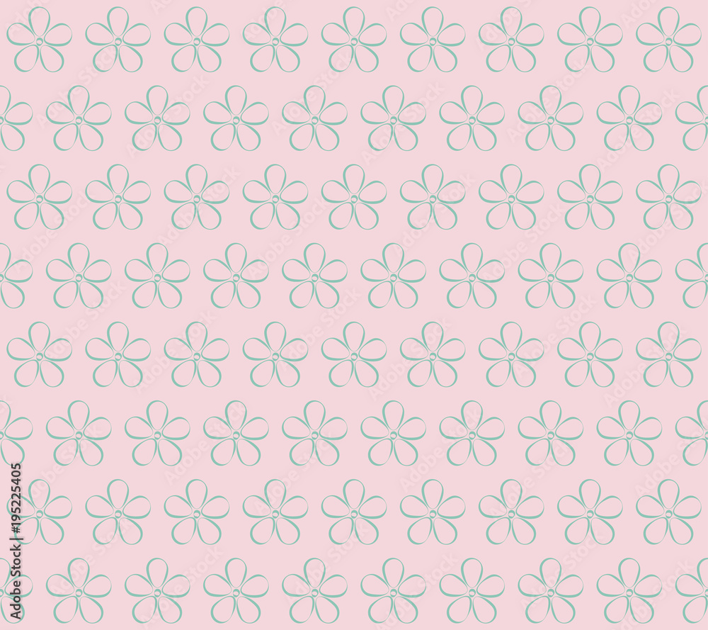 Vector flower seamless pattern background.  texture for backgrounds. seamless texture for wallpapers, textile, wrapping. Eps 10.