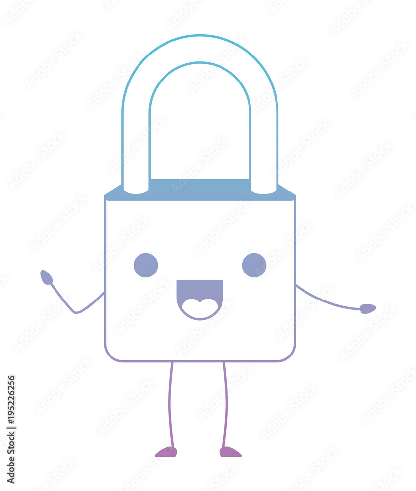 safe secure padlock kawaii character vector illustration design safe secure padlock kawaii character vector illustration design