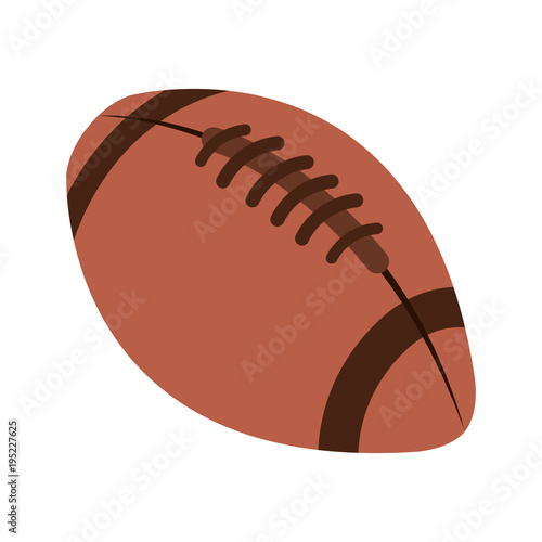 American football ball icon vector illustration graphic design