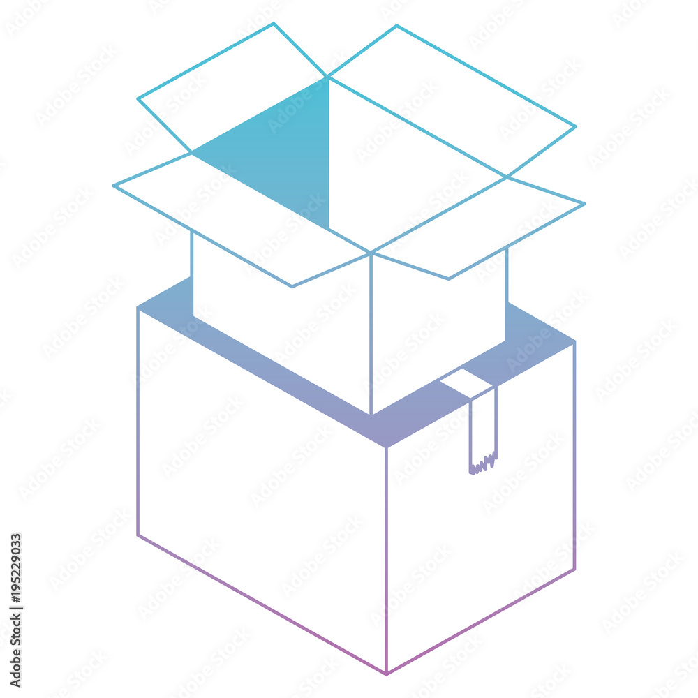 box carton delivery service vector illustration design box carton delivery service vector illustration design