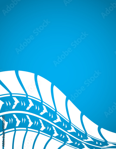 tire track background