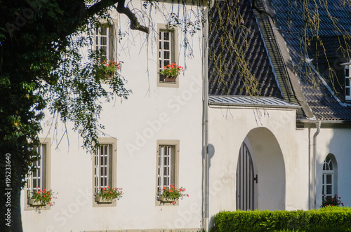 Houses near Altenberger Dom (Church and Monastery), Germany photo