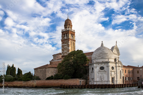 San Michele church in Isola on island of San Michele in Venice