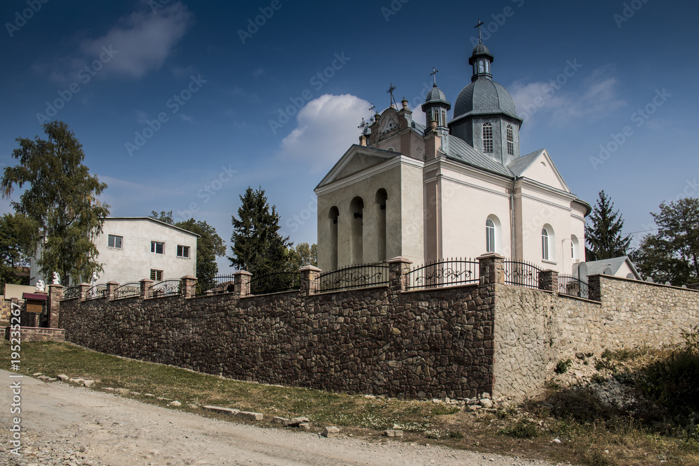 Village church, Yagilnitsa village, Ternopil region, Ukraine