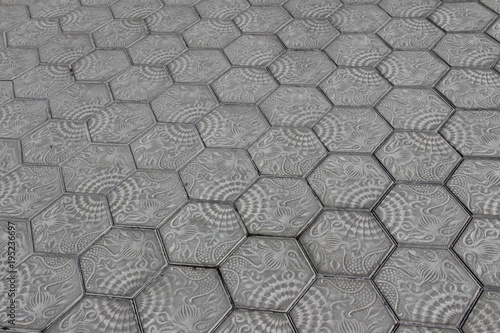 Gaudi Tiles in Barcelona