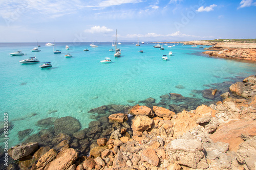 Cala Saona beach, Formentera, Spain