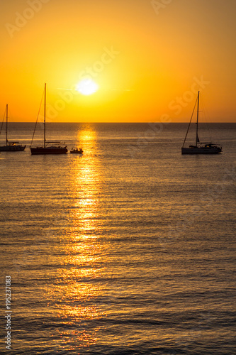 Sailboats at sunset © robertdering