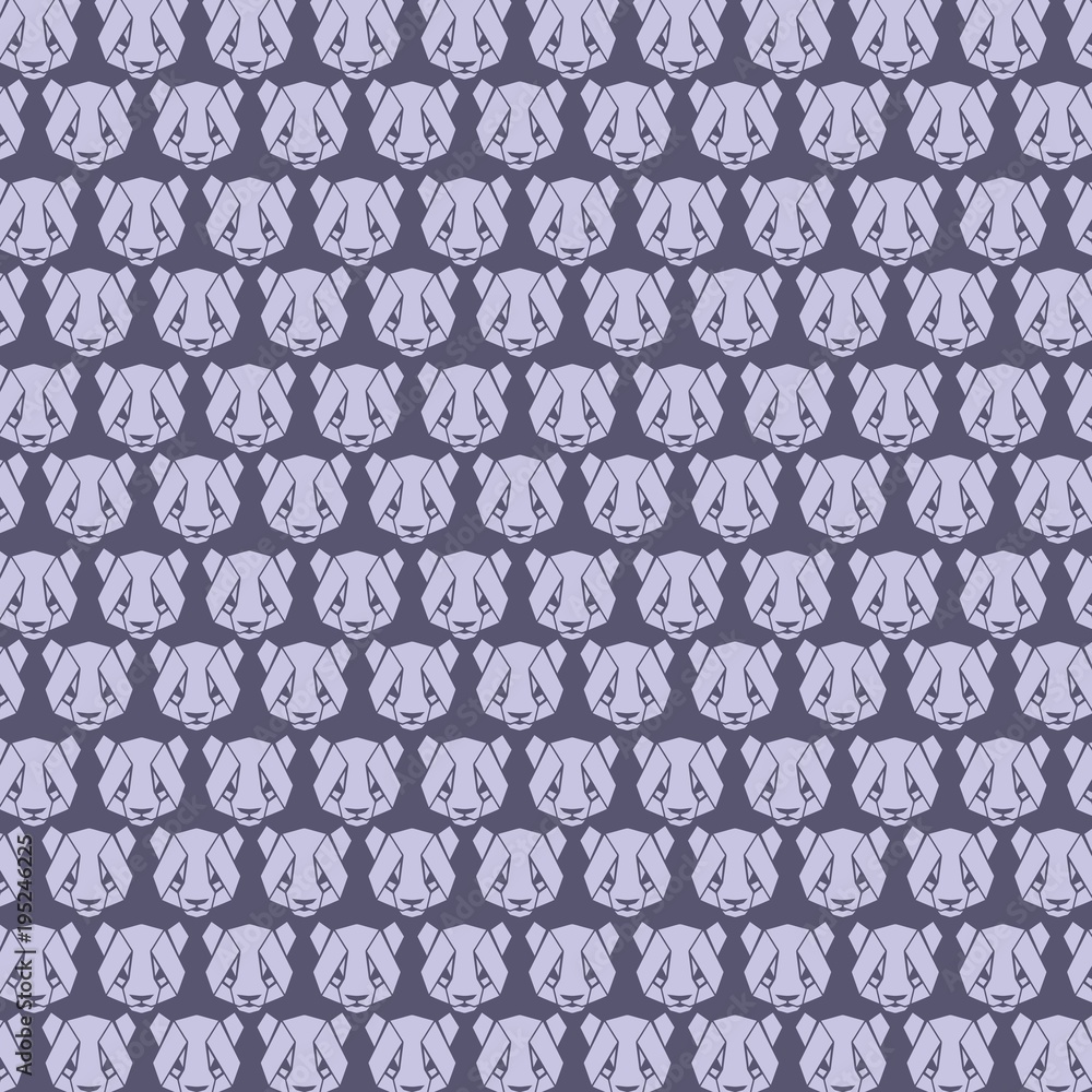 Panda pattern design background