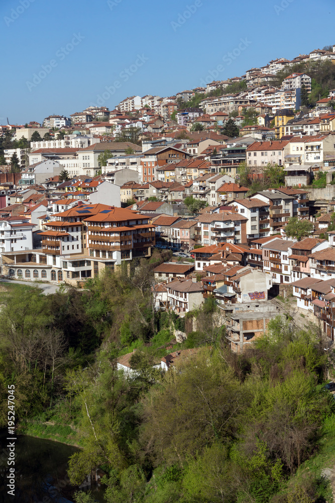 Panoramamic view of city of Veliko Tarnovo, Bulgaria