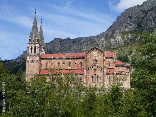 Covadonga en el concejo de Cangas de On  s en el Principado de Asturias  Espa  a