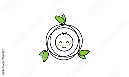 New Born Baby Kind Vector Logo
