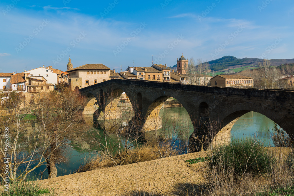 The Navarrese city of Puente la Reina, with its famous bridge