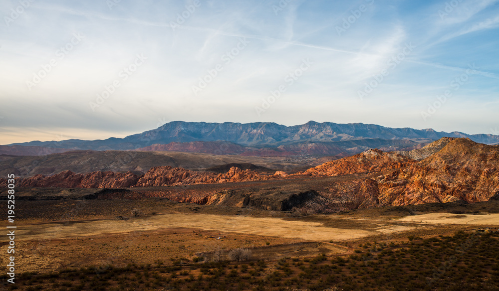 Field and Mountain Layers in Southern Utah