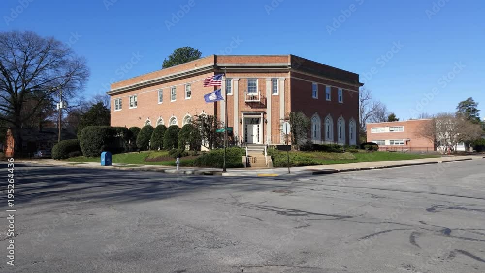 Establishing shot of generic office building Establishing shot of generic office building