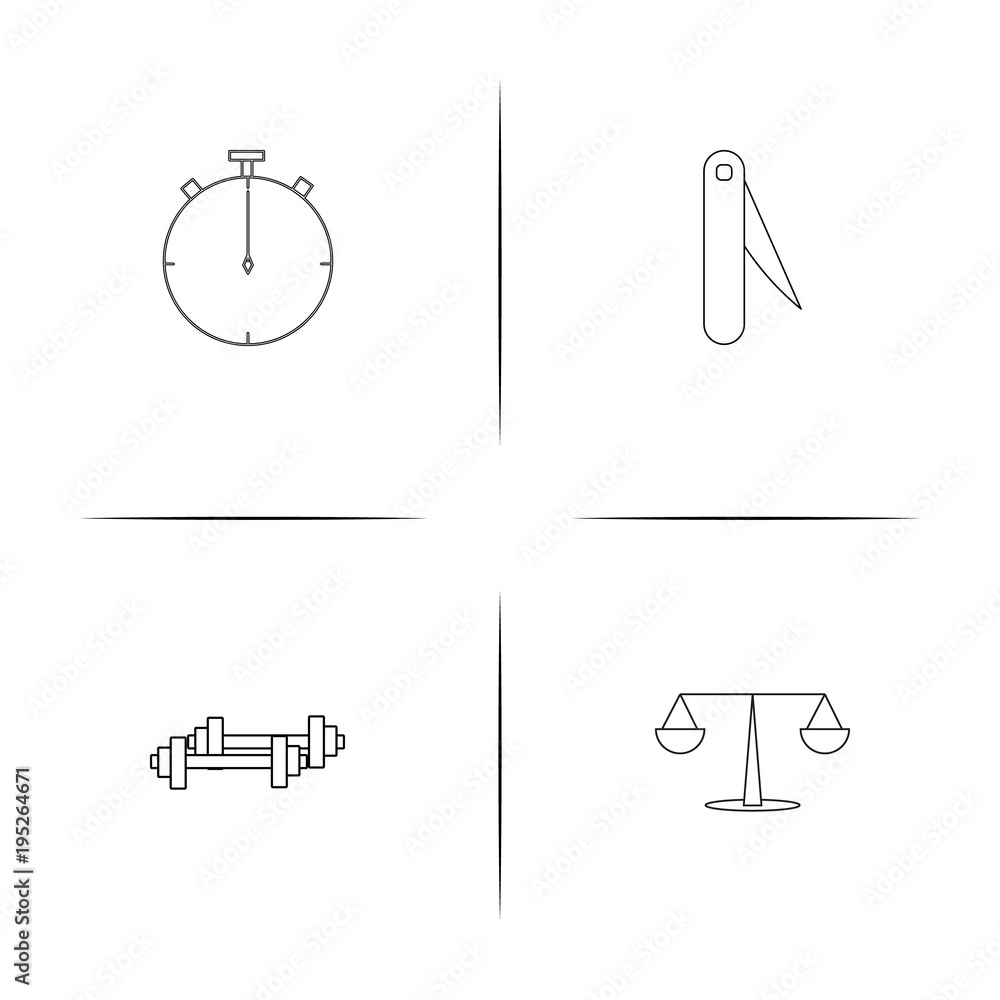 Sport Fitness And Recreation simple linear icon set.Simple outline icons Sport Fitness And Recreation simple linear icon set.Simple outline icons