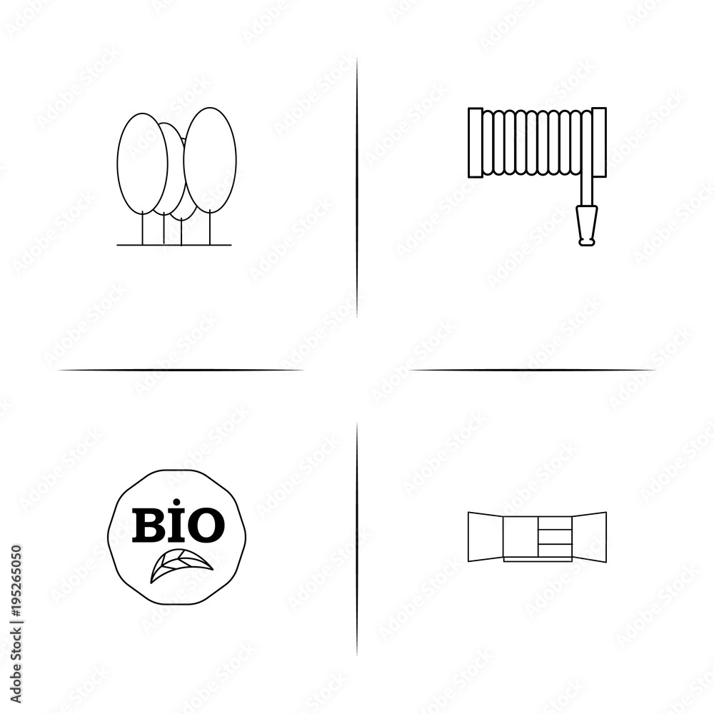 Industry simple linear icon set.Simple outline icons Industry simple linear icon set.Simple outline icons
