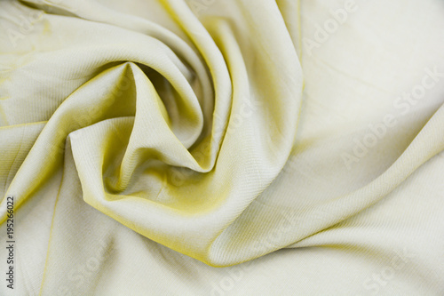 Texture chiffon fabric yell...