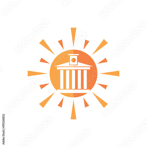Law Sun Logo Icon Design