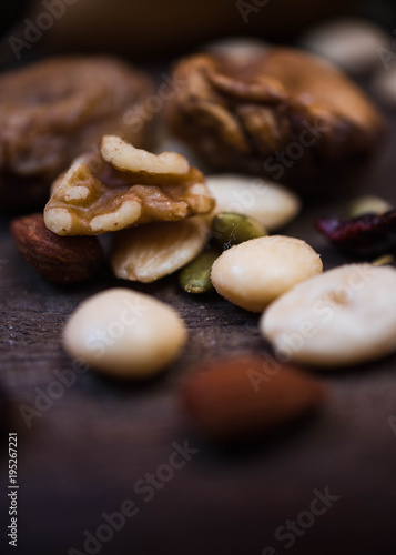 Close Up of Nuts and Seeds 