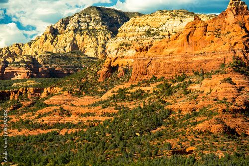 Red rock formations near Sedona Arizona