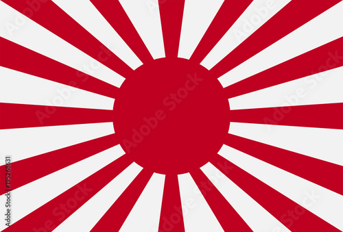Rising Sun Flag of Japan vector eps10