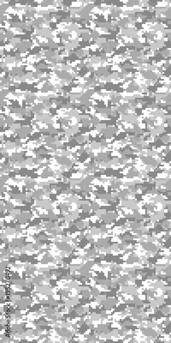 Digital camouflage background. Seamless pattern.Vector. 迷彩パターン