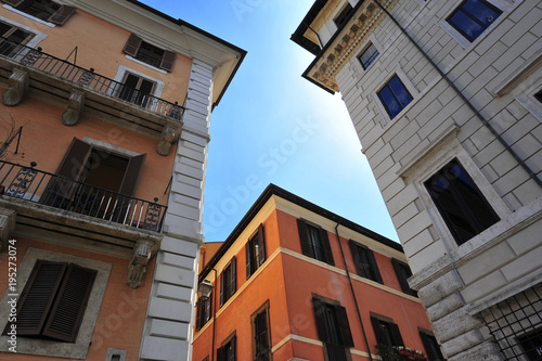 Italian City Buildings with Sky