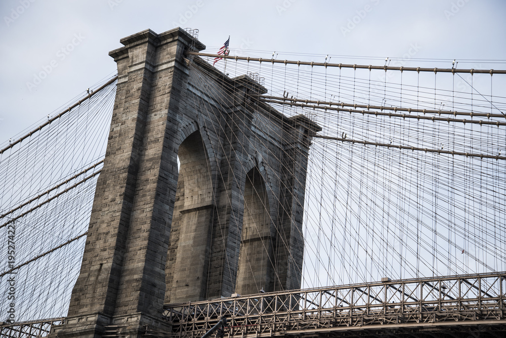 Fototapeta premium The Brooklyn bridge in New york