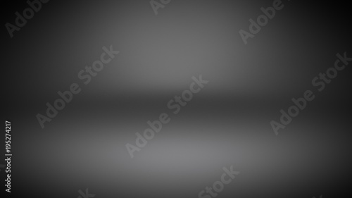 Grey gradient abstract studio background