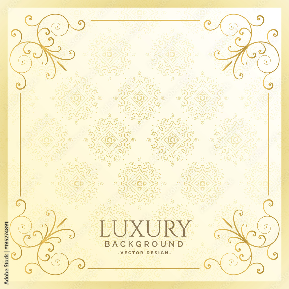 floral background design luxury invitation