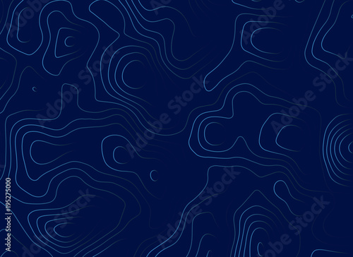 blue topographic map illustration design