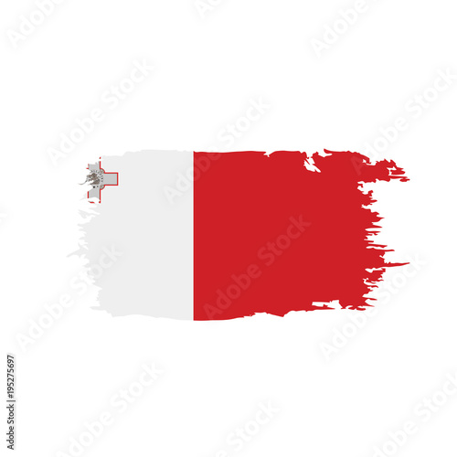Malta flag, vector illustration