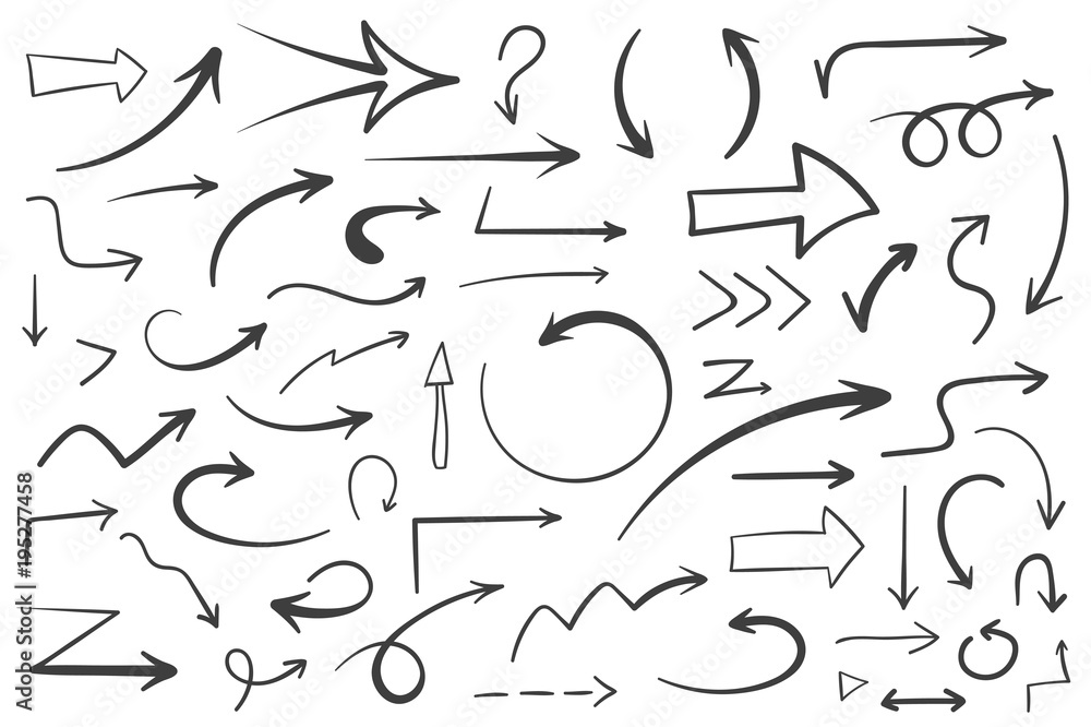 Hand Drawn Arrows Hand Drawn Arrows