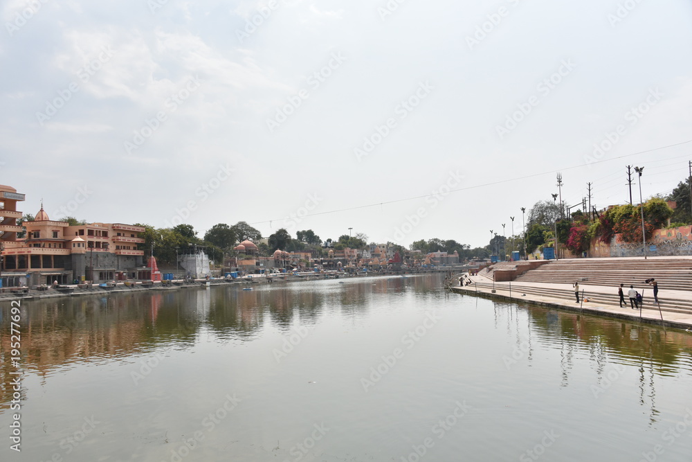 Ram ghat , Shipra river bank, Ujjain, Madhya Pradesh, INdia Ram ghat , Shipra river bank, Ujjain, Madhya Pradesh, INdia