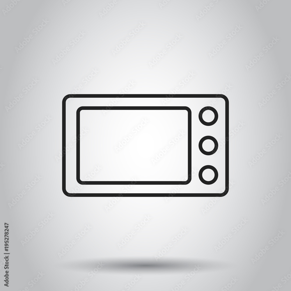 Microwave flat vector icon. Microwave oven symbol logo illustration. Business concept simple flat pictogram on isolated background. Microwave flat vector icon. Microwave oven symbol logo illustration. Business concept simple flat pictogram on isolated background.