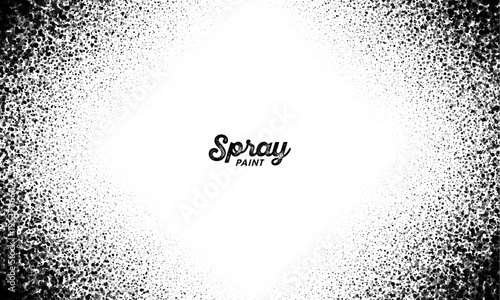 Spray paint splatter pattern